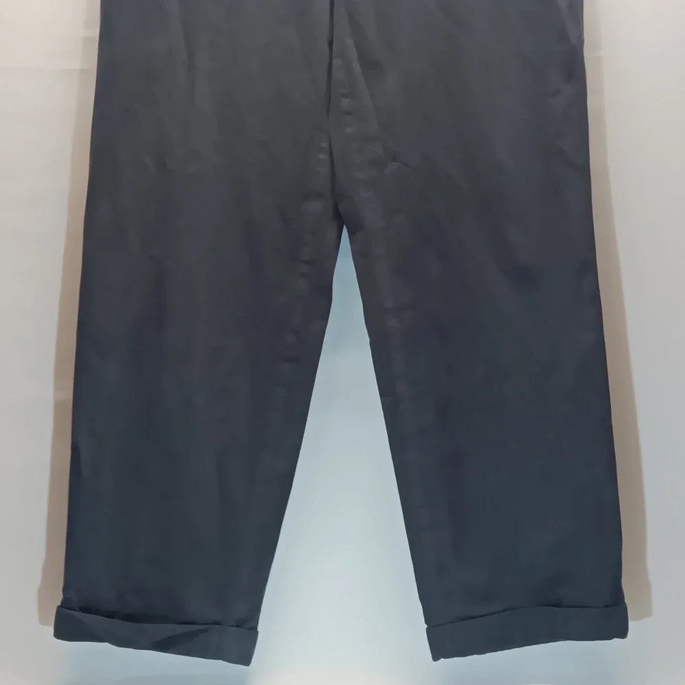 Banana Republic Emerson Chino Pant Men's 33x30 Grey Cuffed Business Casual GUC